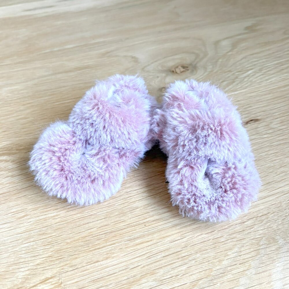 Fruit of the Loom Cozy Thermal Wrap Booties with Non-Slip Grips